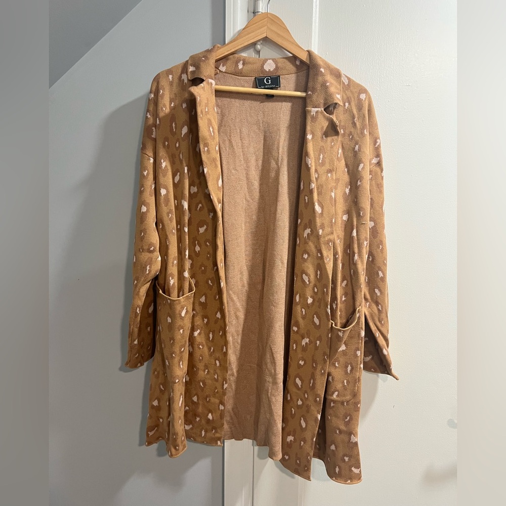 G by Giuliana Beige Knit Cardigan